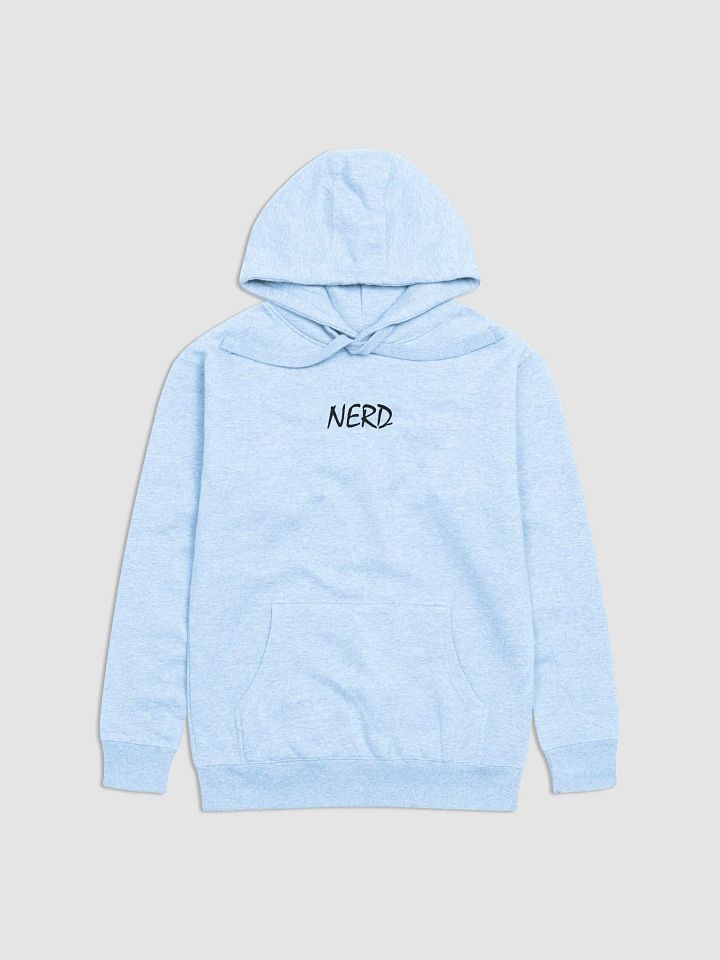 Black Writing NERD Hoodie product image (6)