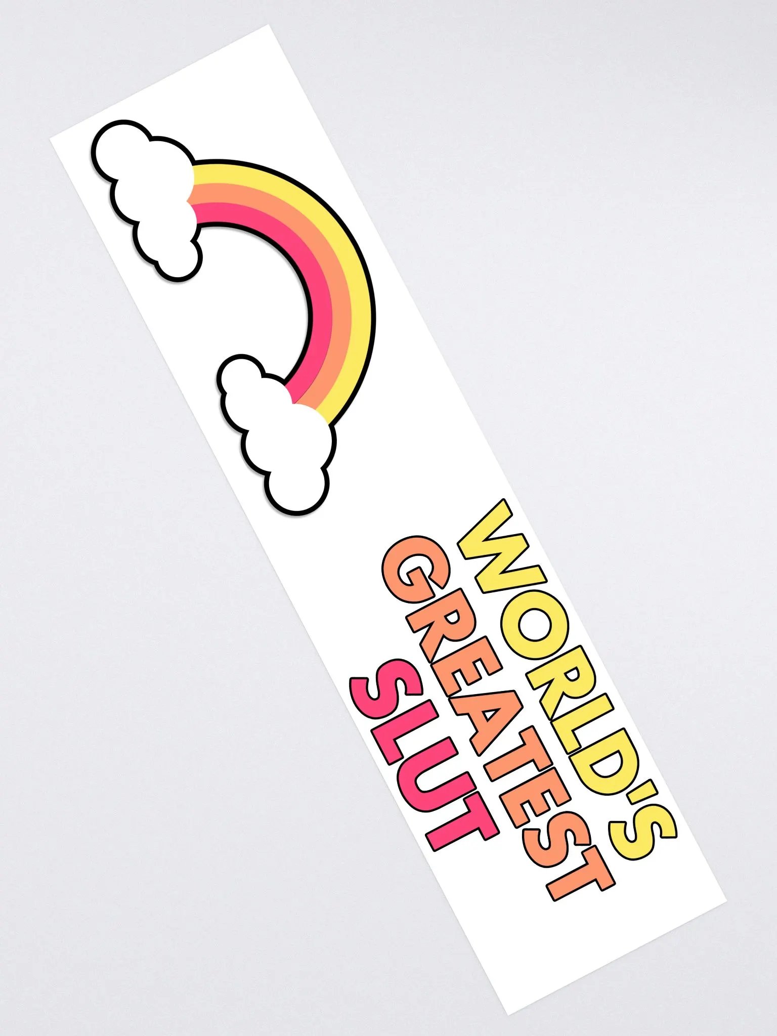 World's Greatest Slut bumper sticker product image (1)