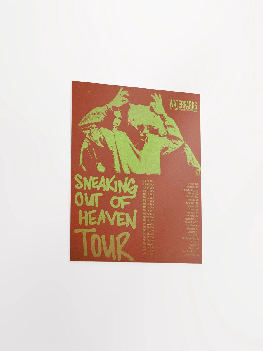 SOOH TOUR POSTER RED & GREEN product image (7)