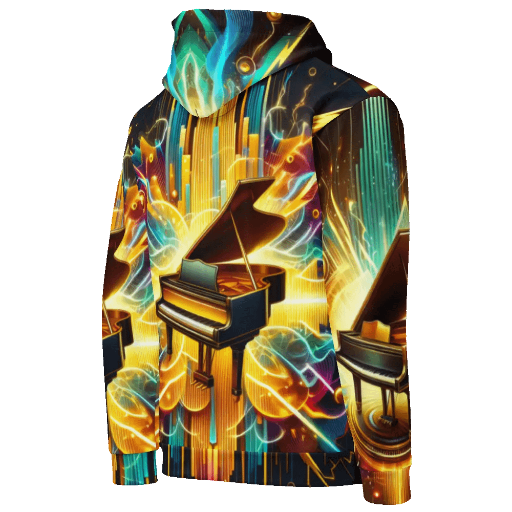 Piano Musical Instrument - All-Over Unisex Hoodie #25 product image (9)