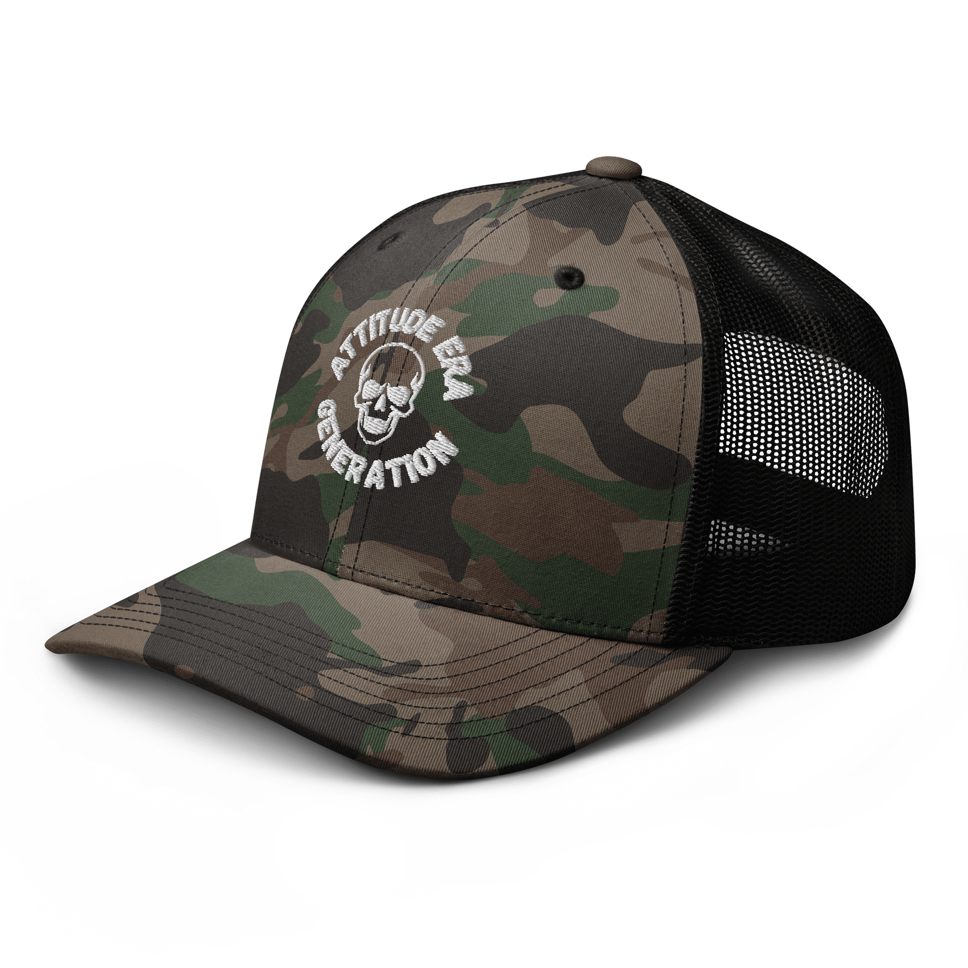 Attitude Era Generation Camo Trucker Cap product image (4)