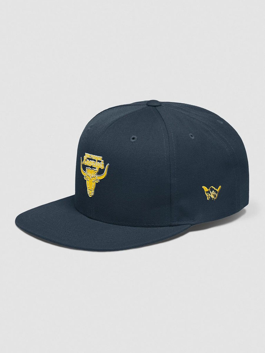 Yaktown Knarly's Embroidered Snapback (Dark Navy) product image (3)