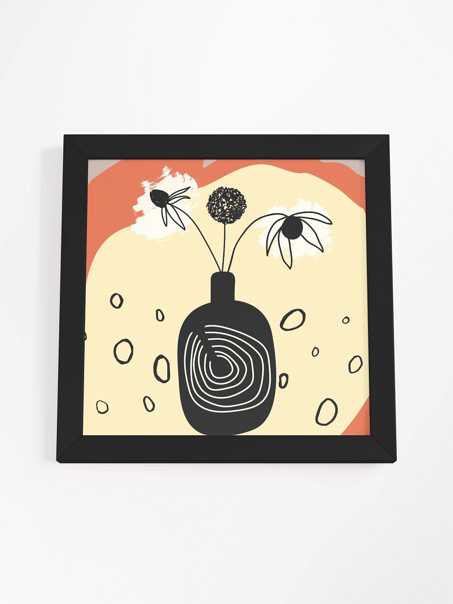 Minimalistic Vase and Flowers Framed product image (5)