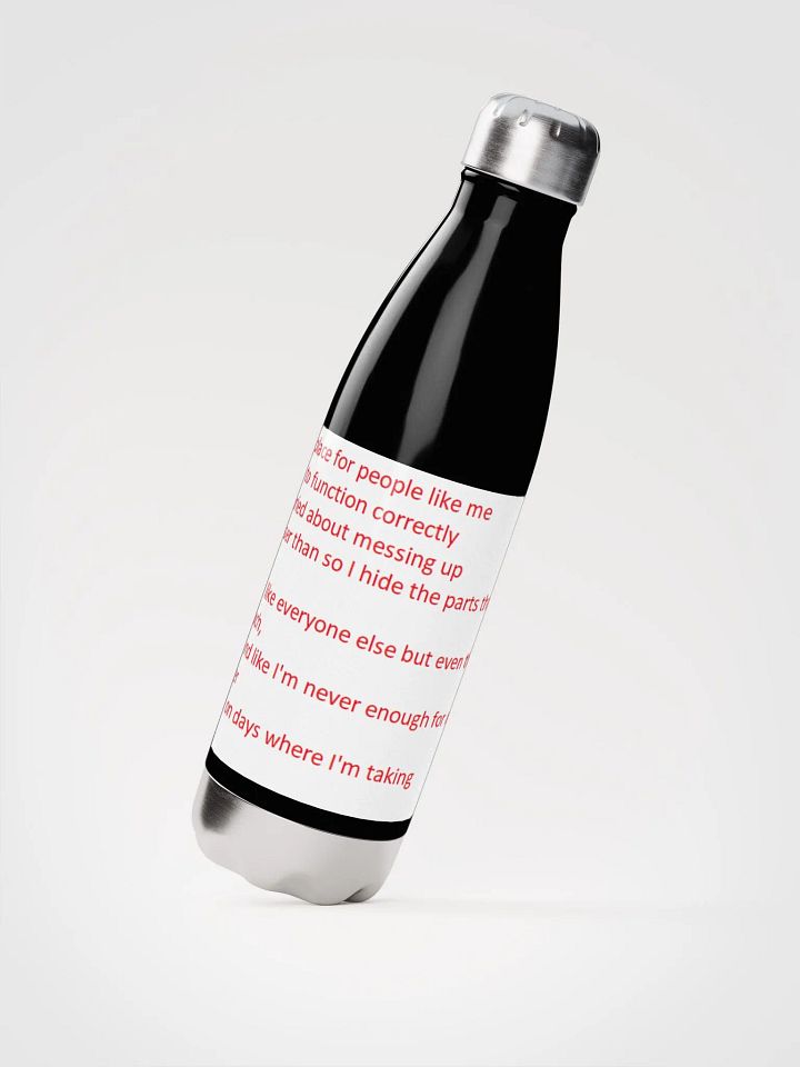 Mask Off Lyrics Water Bottle product image (2)