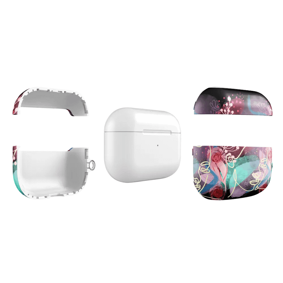 Floral Whirlwind AirPods® Case for the ladies girls teens who love music product image (45)