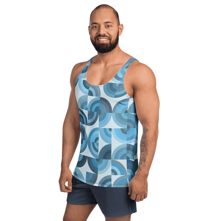 Blue Mosaic Dreams Tank Top product image (2)