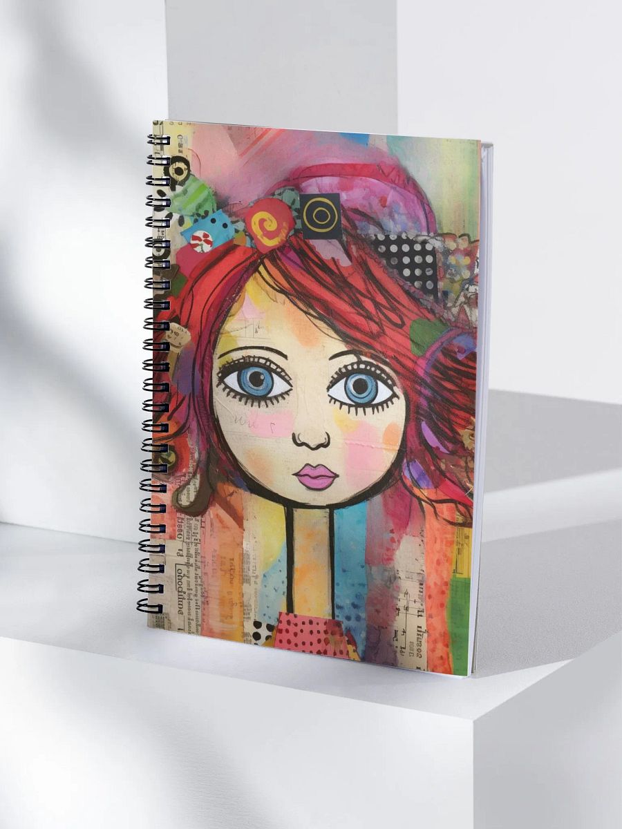 Customizable Dotted Spiral Notebook product image (4)