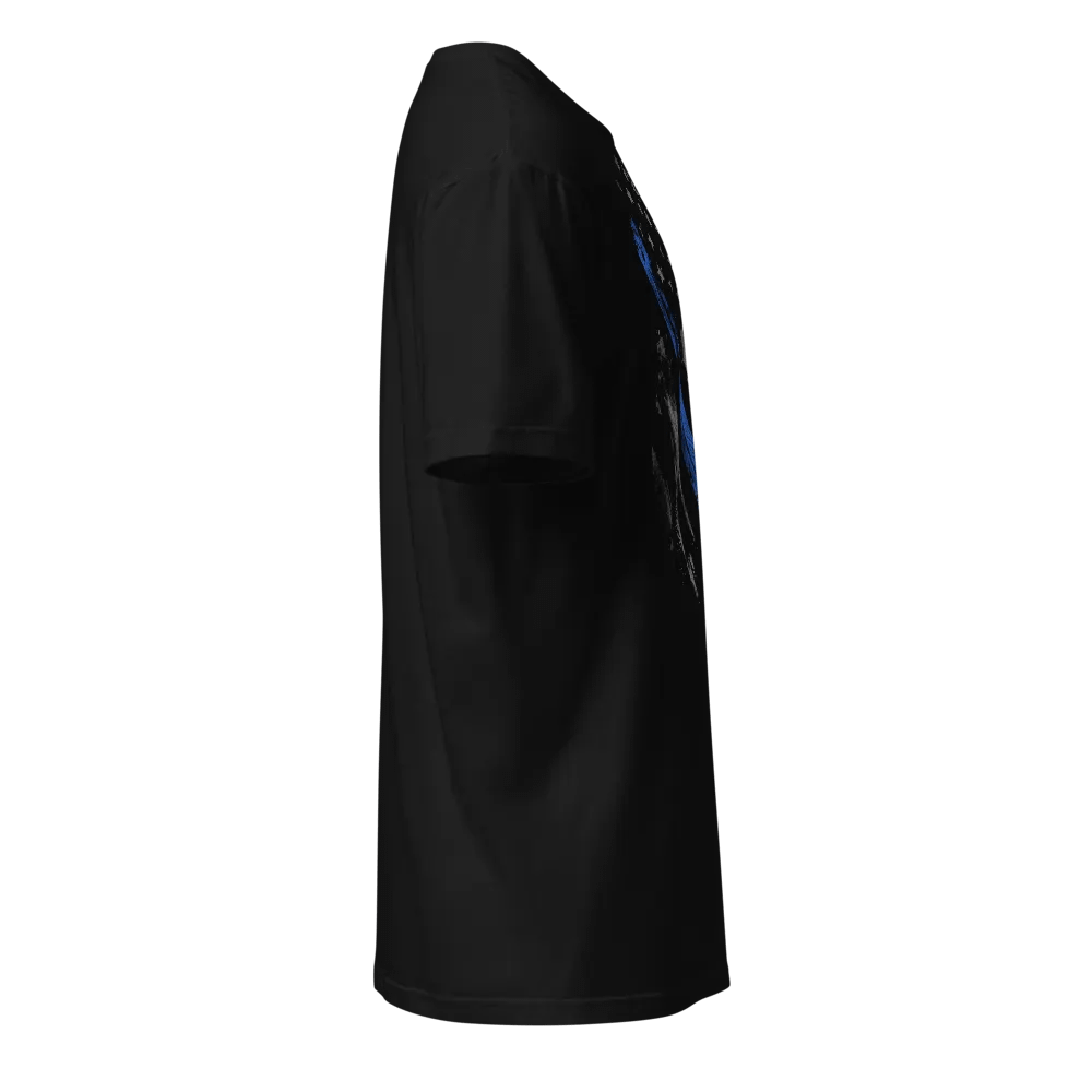 Crosswise Thin Blue Line Flag product image (8)