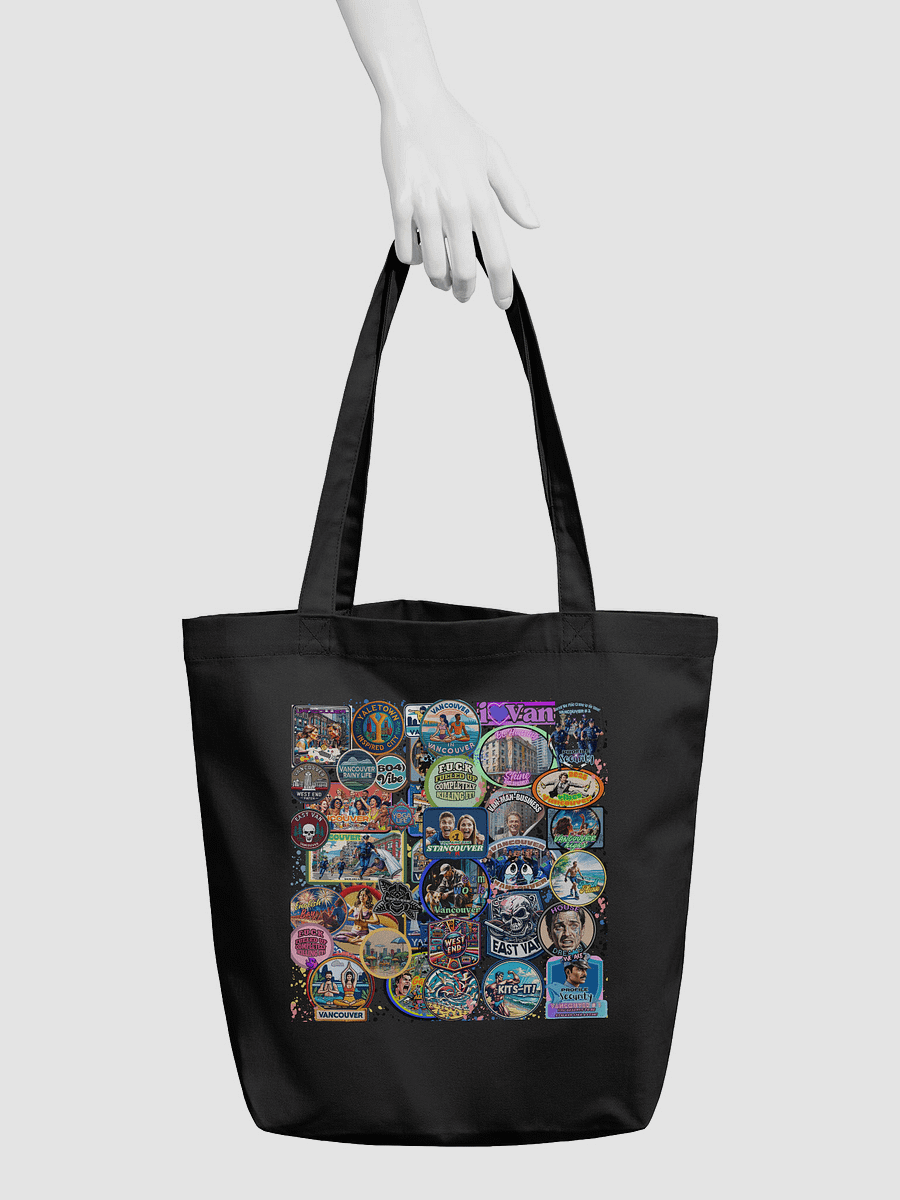Vibrant Vancouver Sticker and Patch Collection Tote Bag product image (3)