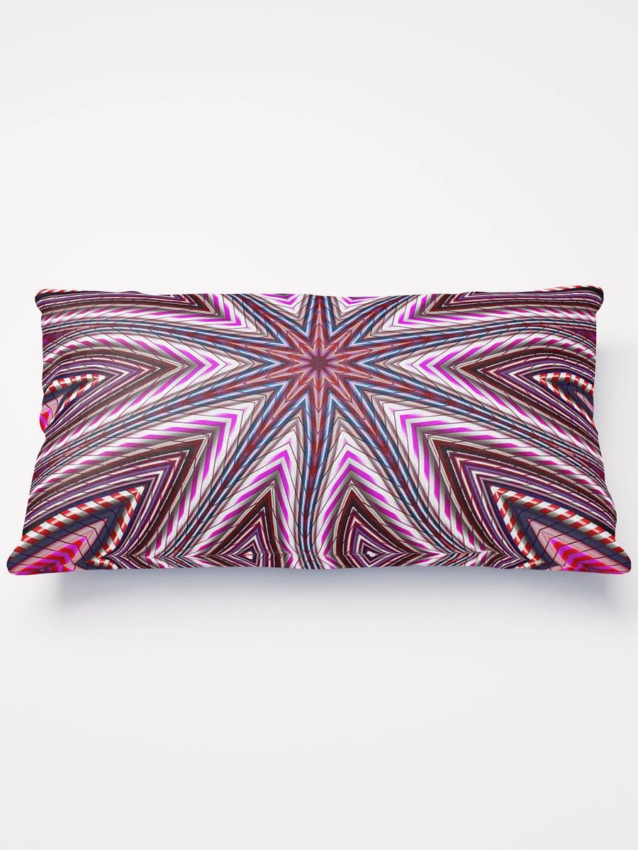 Candy Cane Kaleidoscope Throw Pillow product image (1)