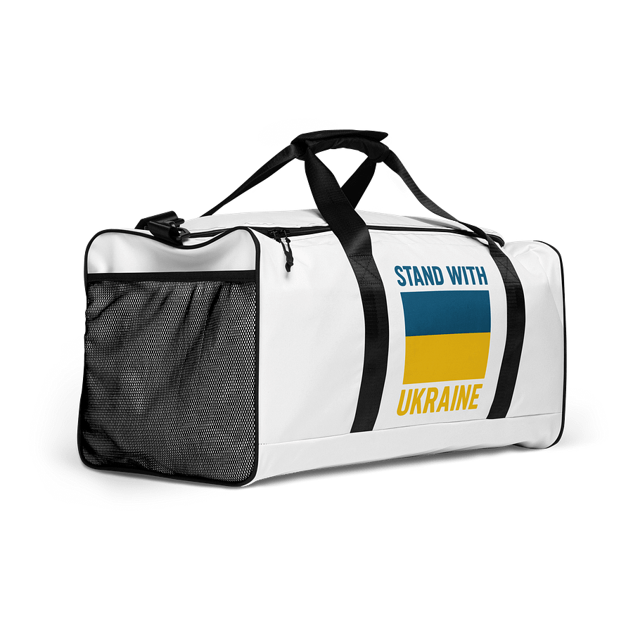 Stand with Ukraine All-Over Print Duffle Bag product image (2)