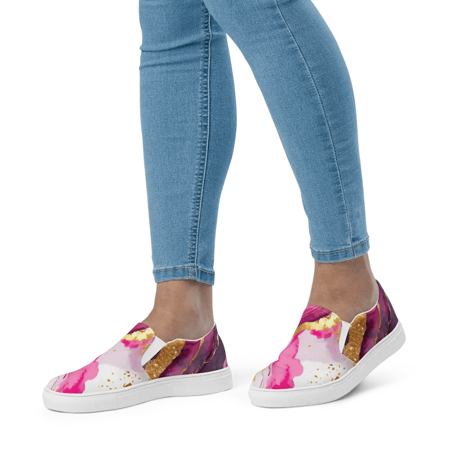 Marbled Elegance Slip-Ons product image (6)