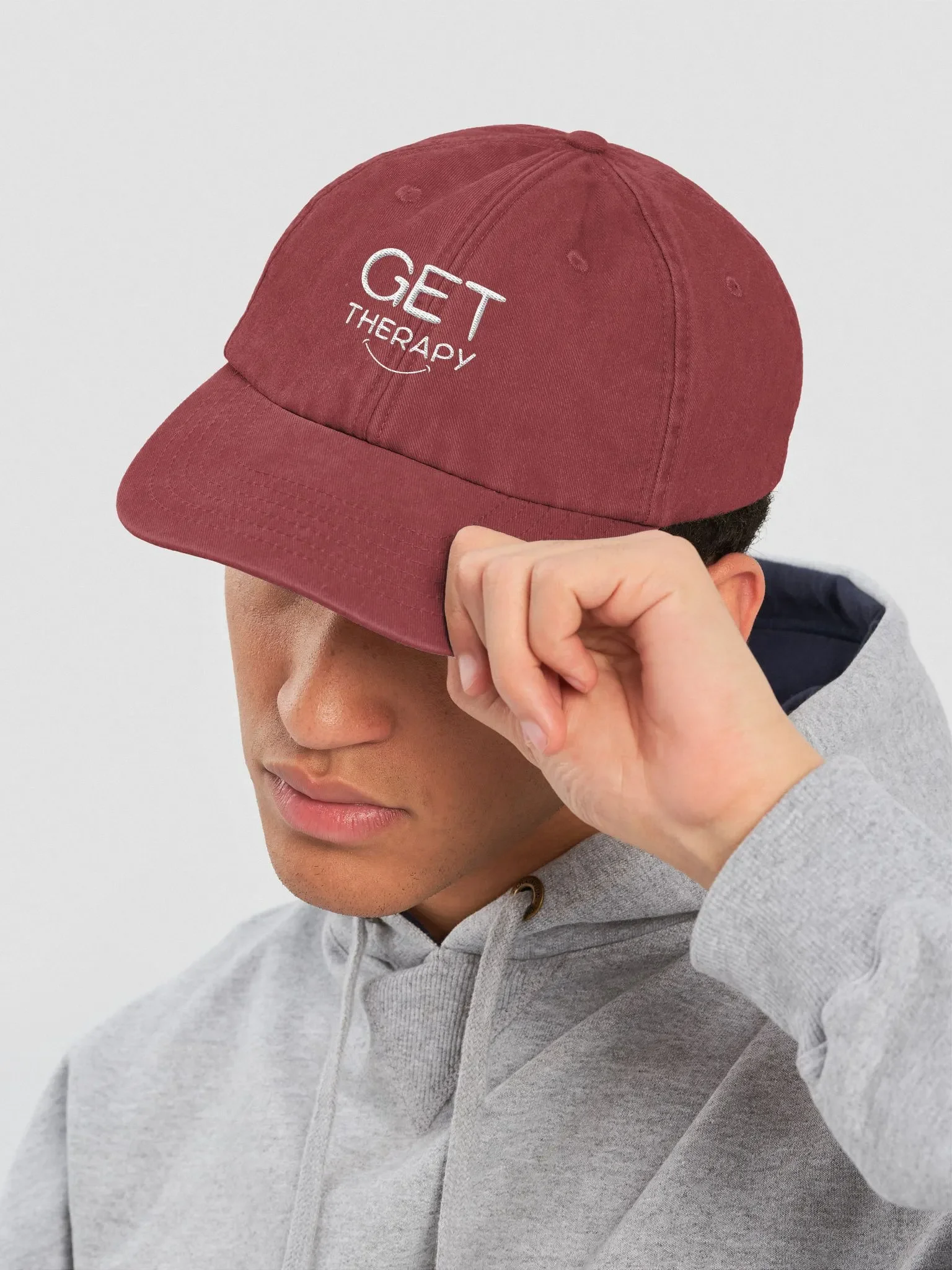 Get Therapy Vintage Dad Hat product image (6)