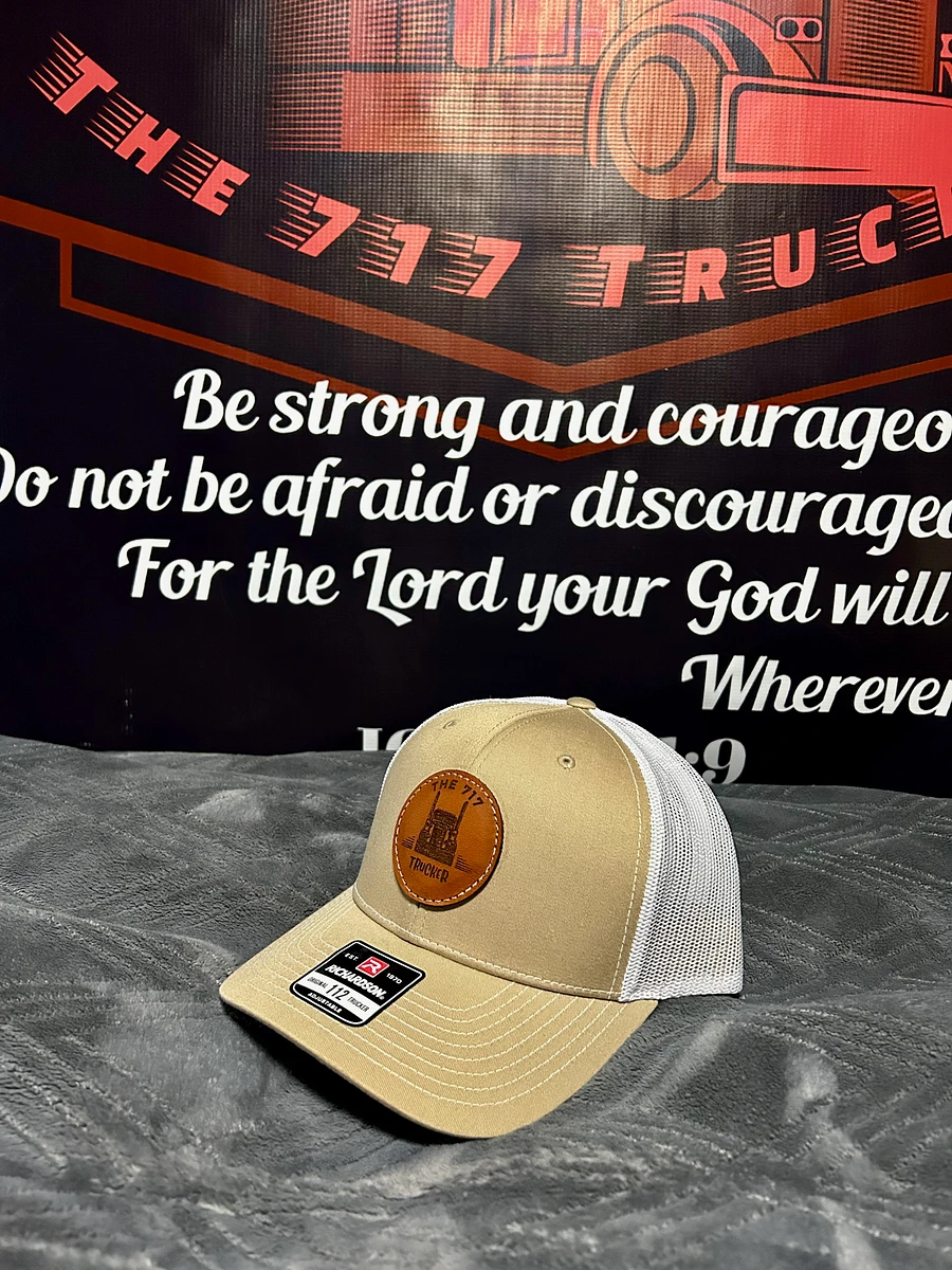 Khaki / White 717 trucker hat product image (1)