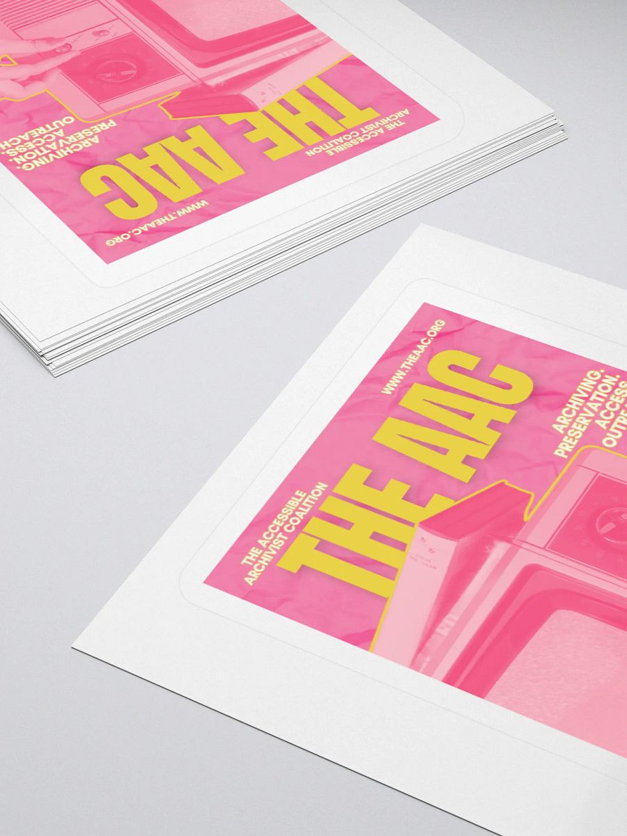 THE AAC STICKER - PINK product image (10)