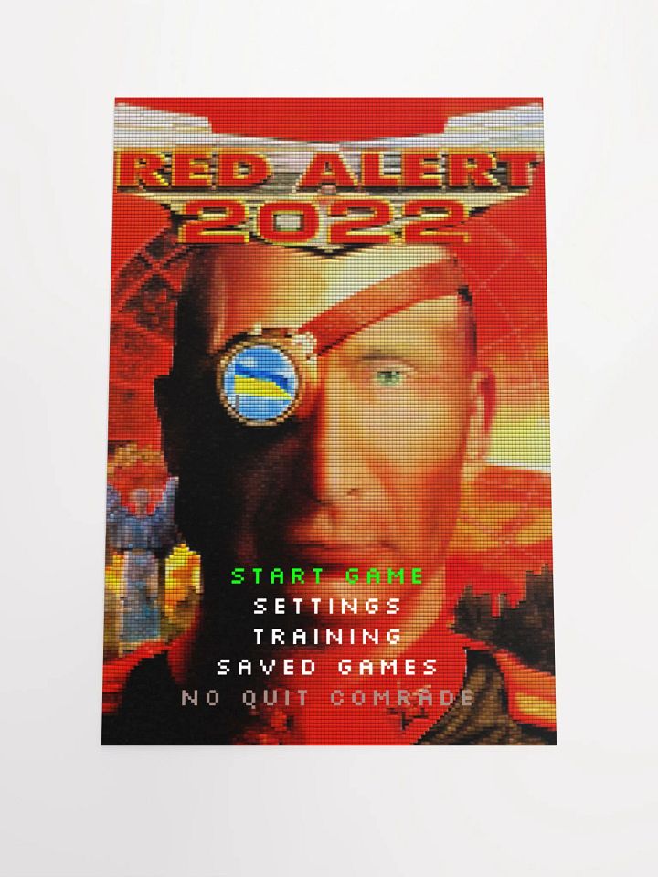 Red Alert 2022 (Putin and Conquer) Enhanced Matte Paper Poster (in) product image (1)