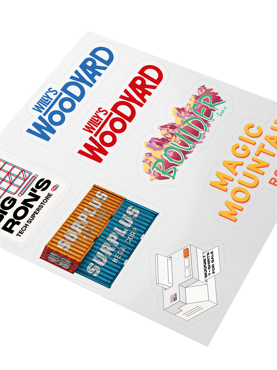 Stickers of Magic Mountain Row product image (3)