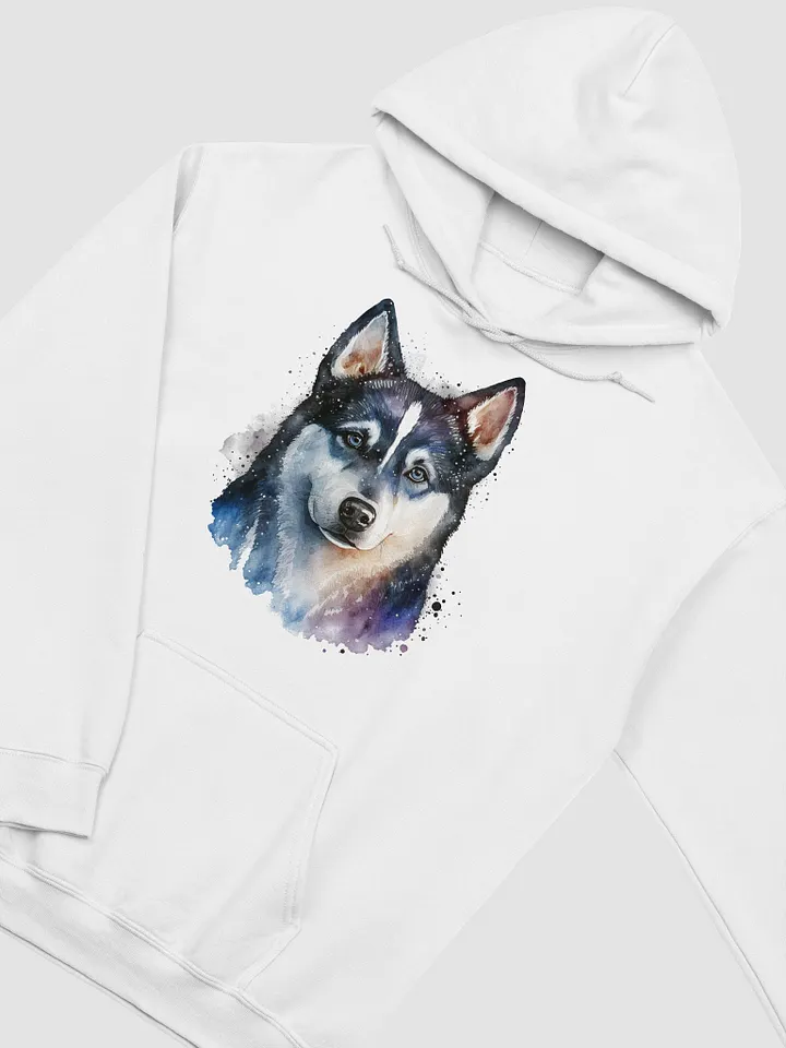 Siberian Husky Watercolor Classic Hoodie product image (43)