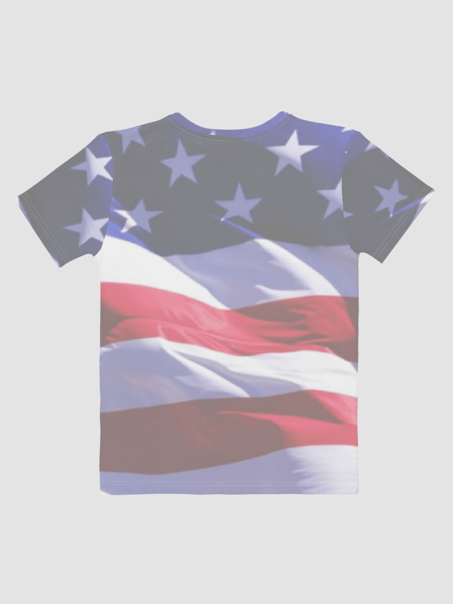 America & Horses All-Over Print Women's Crew Neck T-Shirt product image (2)