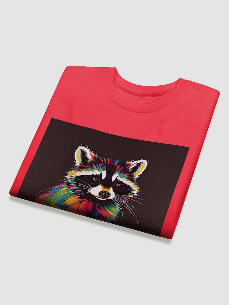 Vibrant Raccoon Brushstrokes Sweatshirt product image (4)