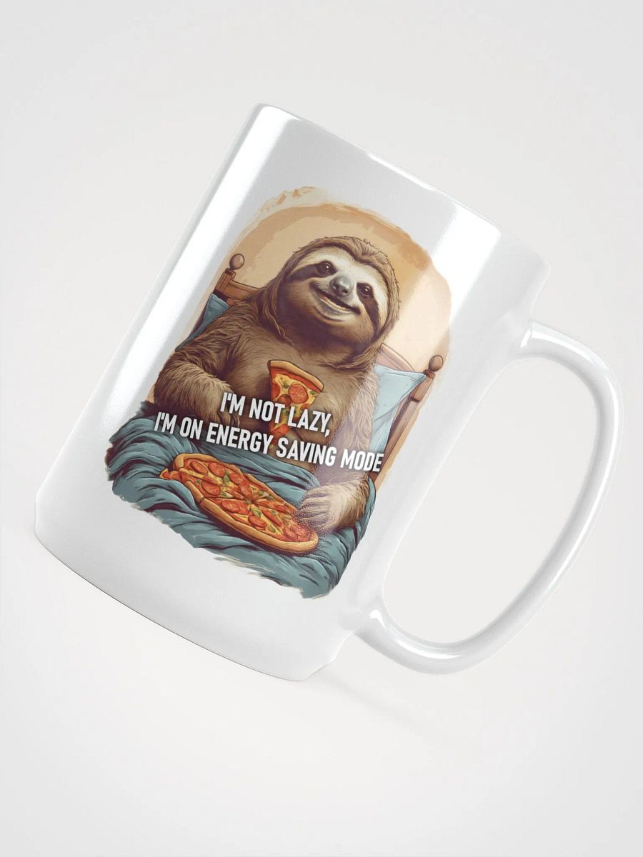Blissful Sloth White Glossy Mug product image (4)