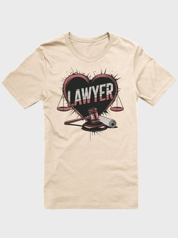 Legal Love Heart Lawyer T-Shirt product image (2)