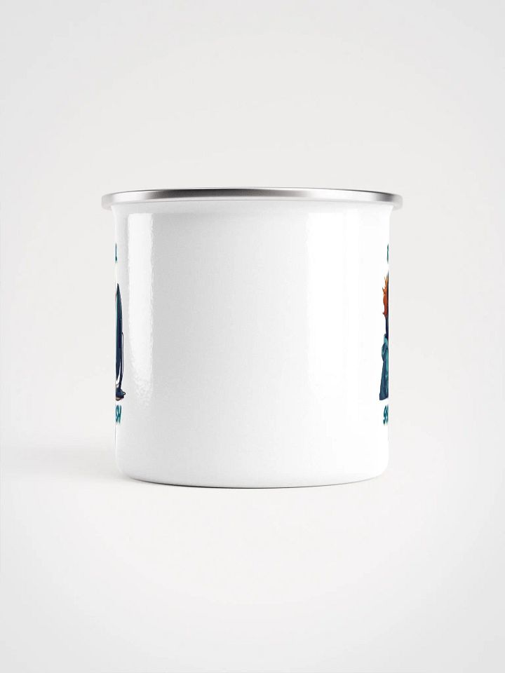 1% Skill, 99% Trash Talk Enamel Mug product image (2)