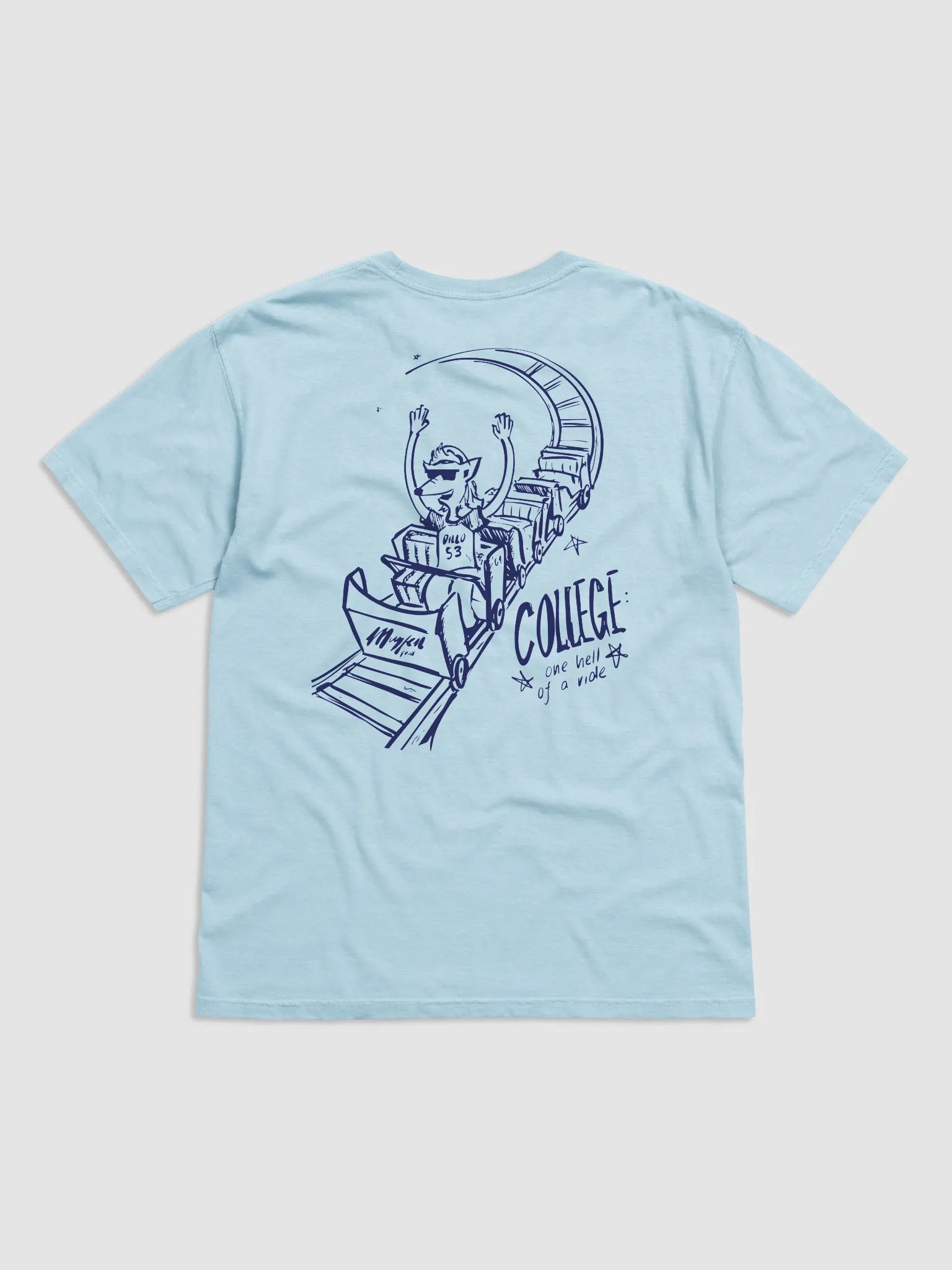 Tee - One Hell of a Ride (light colors) product image (1)