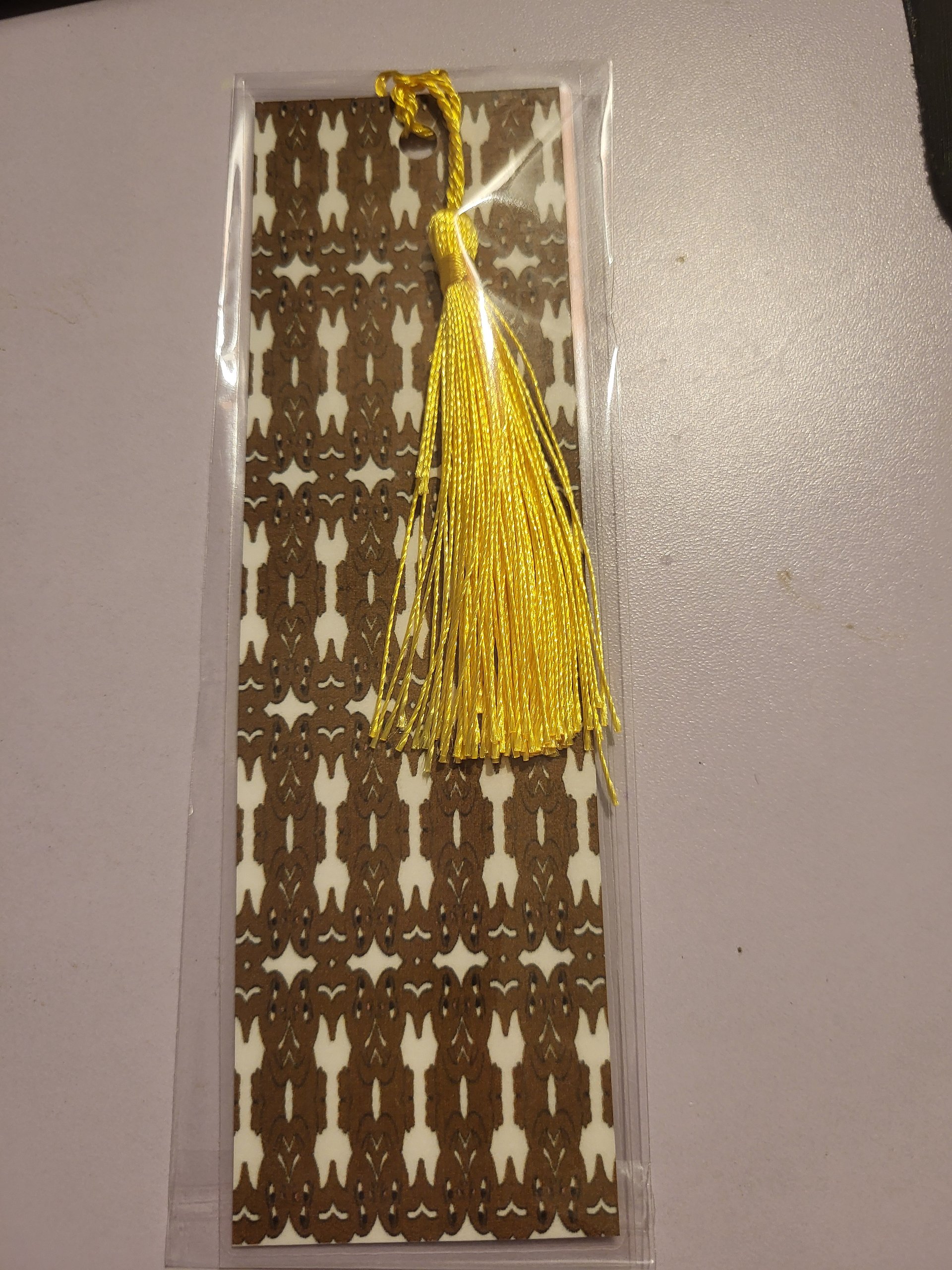 Cute Cartoon Bunny Hugs Pattern Laminated Bookmark with Tassel for the Rabbit Loving Book Reader in Your Life product image (2)
