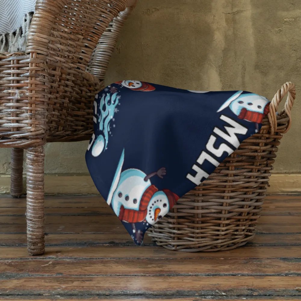 MSLA Holiday Snowman Throw Blanket product image (10)