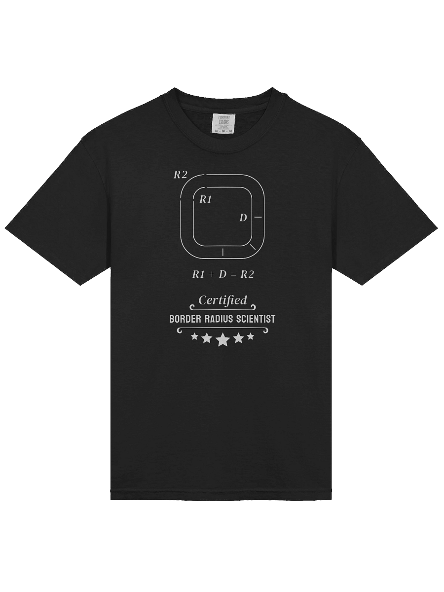 certified border radius scientist t-shirt product image (5)