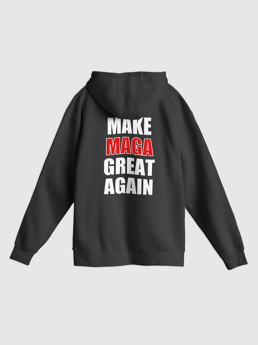 Impeach This with Maga Back Black Hoodie product image (3)