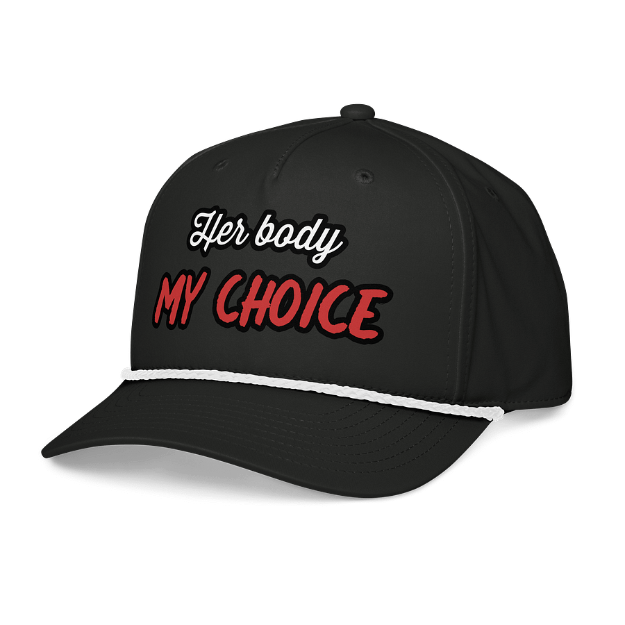 Her Body My Choice Rope Cap product image (5)