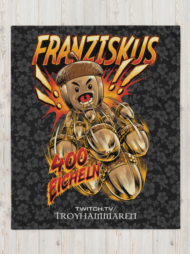 Kuscheldecke: Franziskus / 400 Eicheln product image (1)