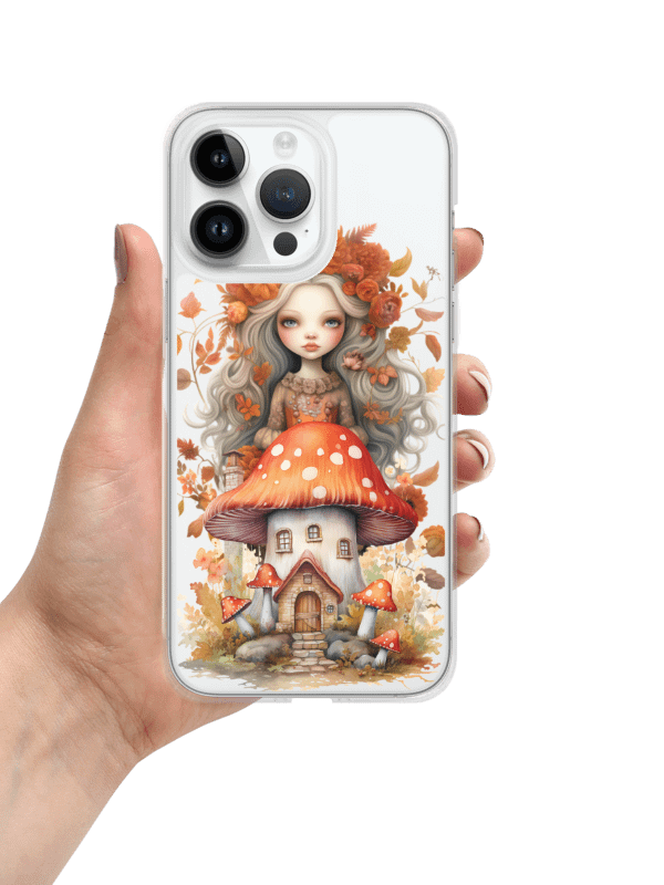 Whimsical Mushroom Fantasy girl iPhone Case product image (57)