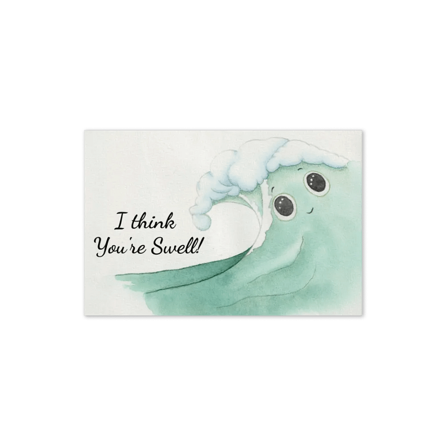I think You're Swell! Greeting Card by Squibble Design product image (17)
