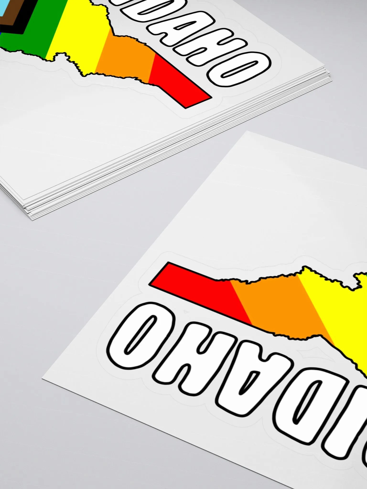 PRIDAHO Rainbow Pride Stickers product image (6)