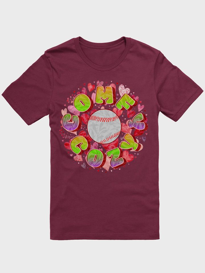 Comfy Cozy Baseball Love on the Diamond T-Shirt product image (6)