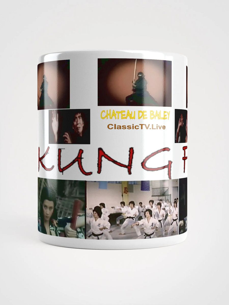 "Turbid" Kung Fu Collage White Glossy Mug product image (5)