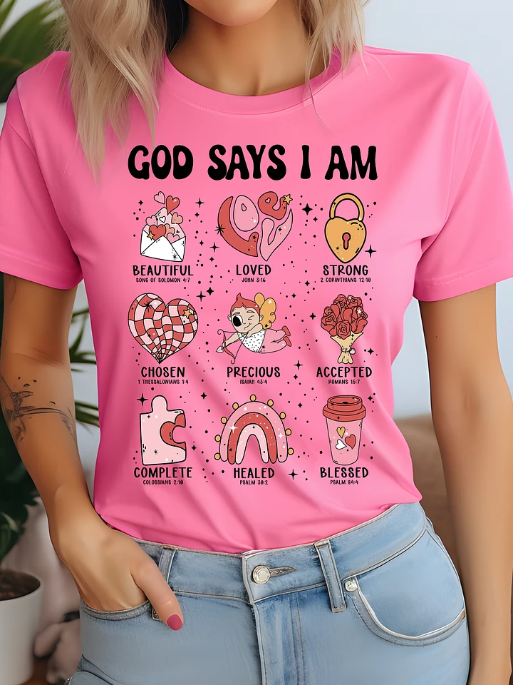 Retro God Says I Am Custom Tshirt product image (1)