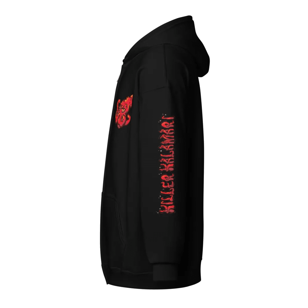 Killer Kalamari Zip Up Printed Hoodie product image (8)