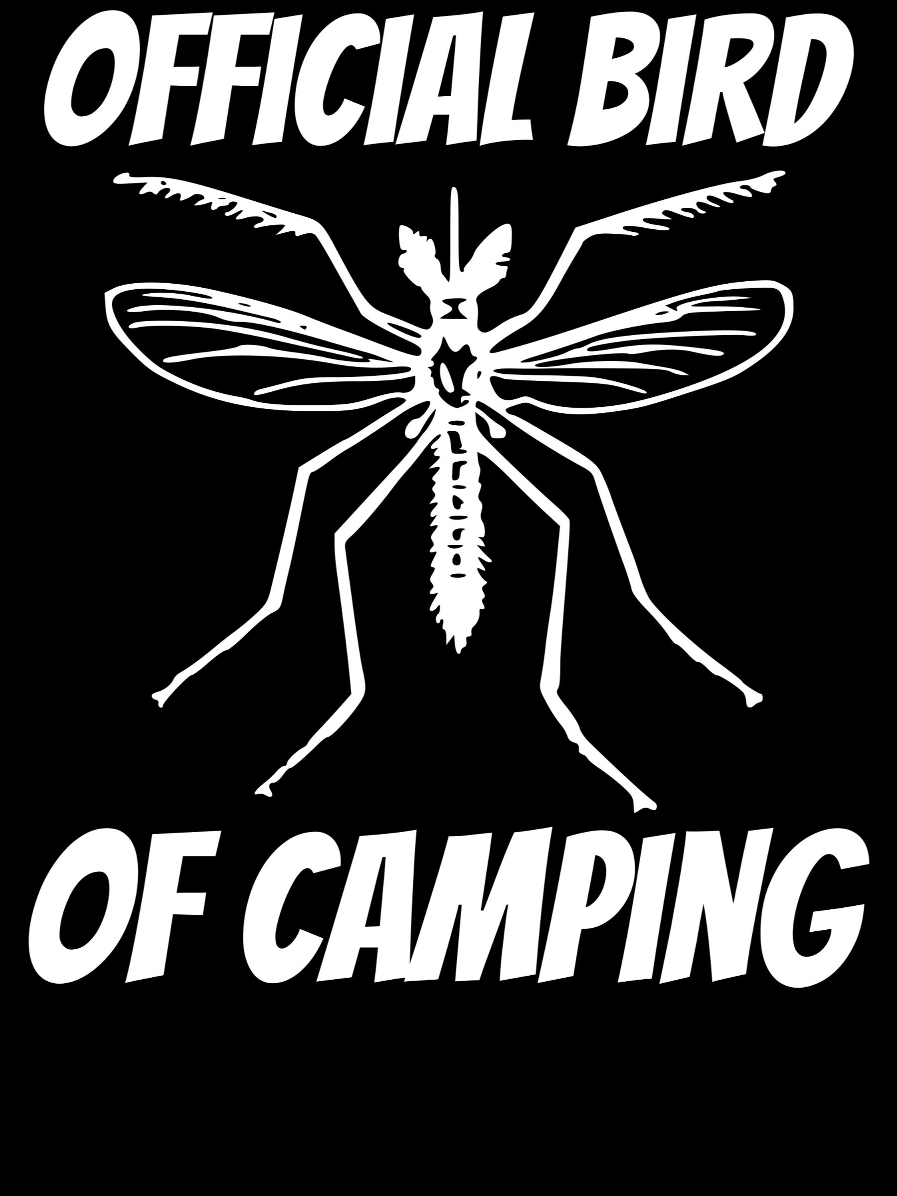 Official Bird of Camping Funny Mosquito Camping product image (1)