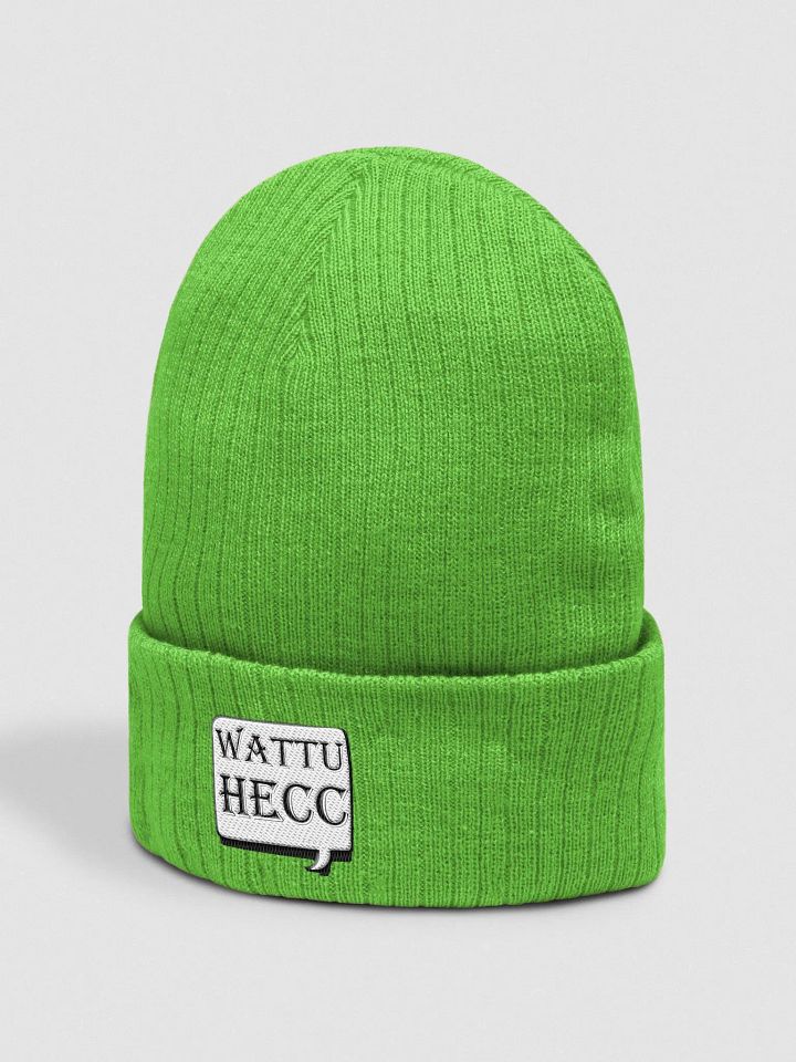 wattuhecc Atlantis Ribbed Knit Beanie product image (10)