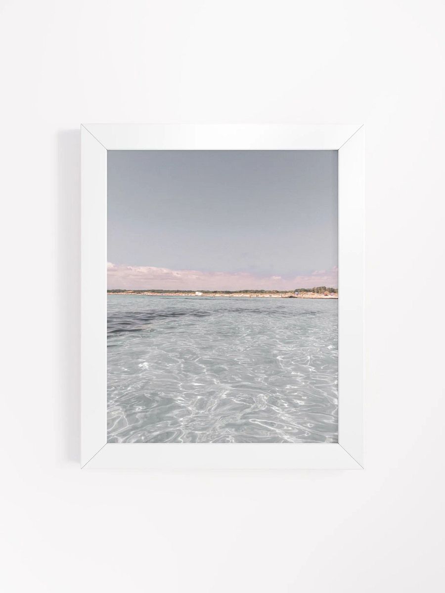 Mediterranean Beach - Framed High-Quality Matte Poster product image (4)