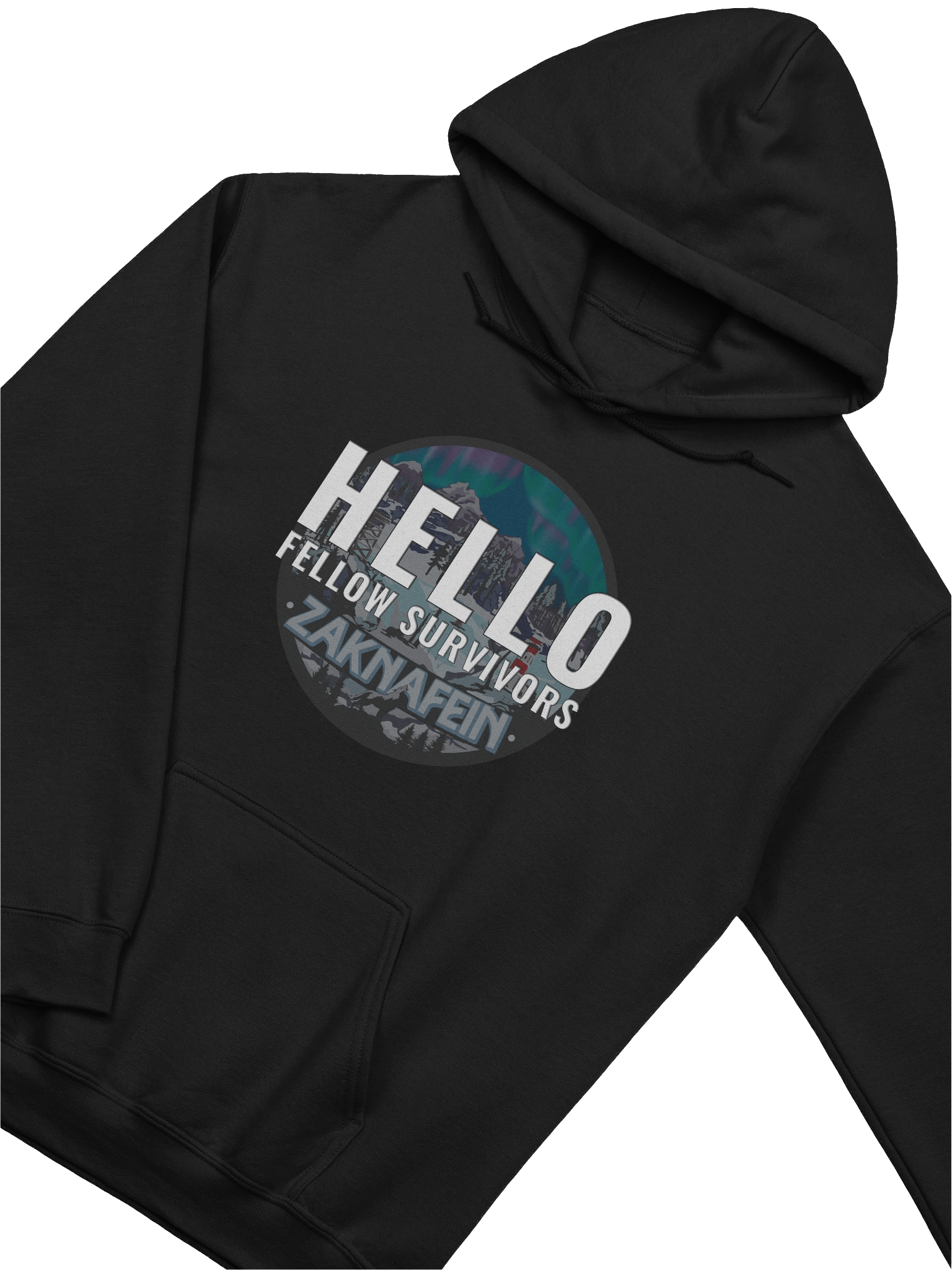 Zaknafein - "Hello Fellow Survivors" Pullover Hoodie product image (9)