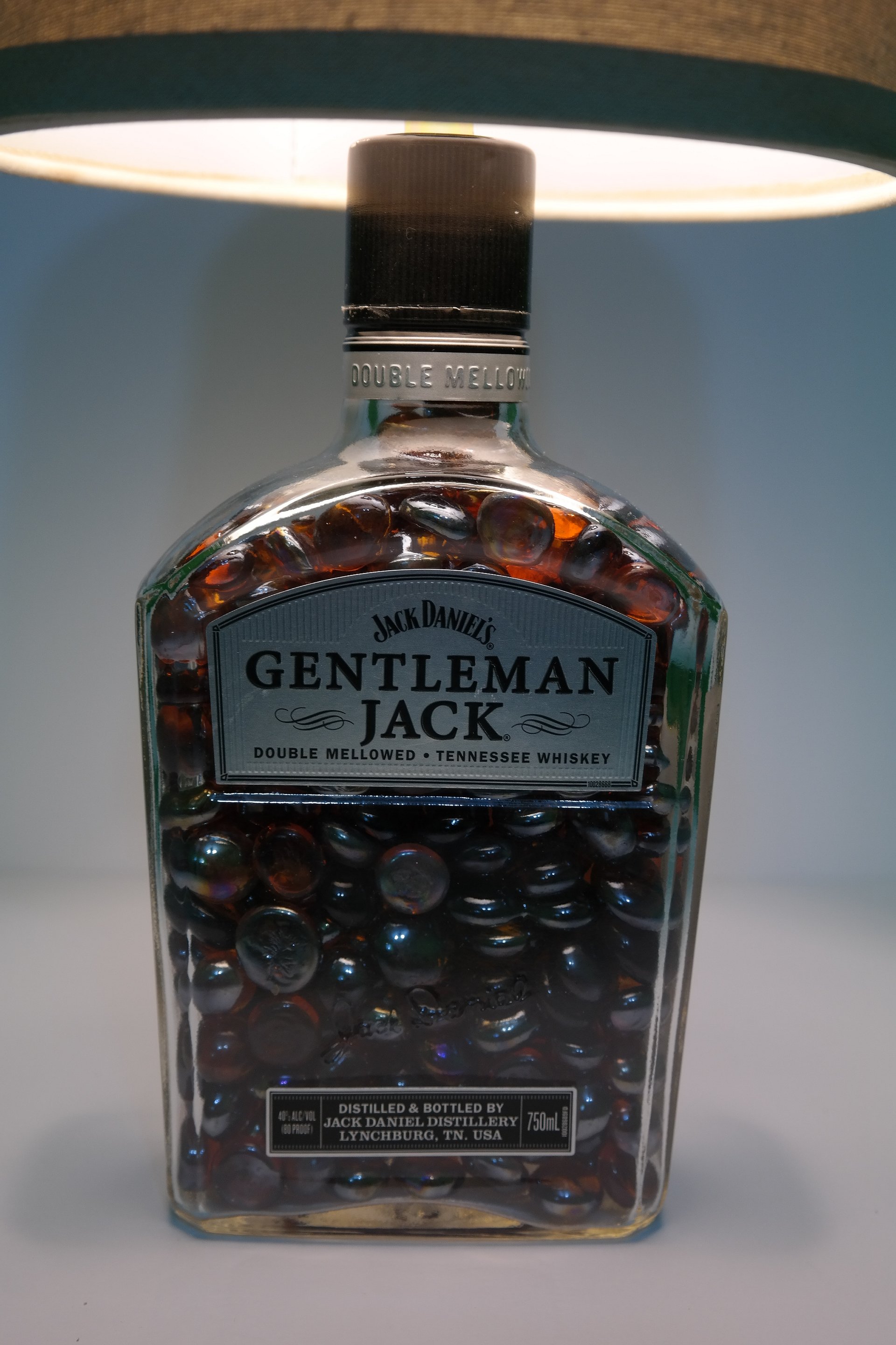 Gentleman Jack Upcycled Bottle Lamp product image (3)