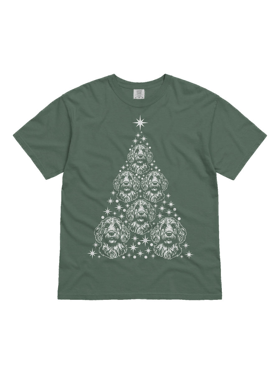 Labradoodle Christmas Tree T-Shirt product image (21)