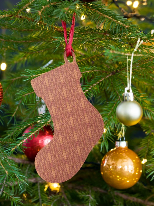 Hearth Glow – Wooden Christmas Ornament product image (1)