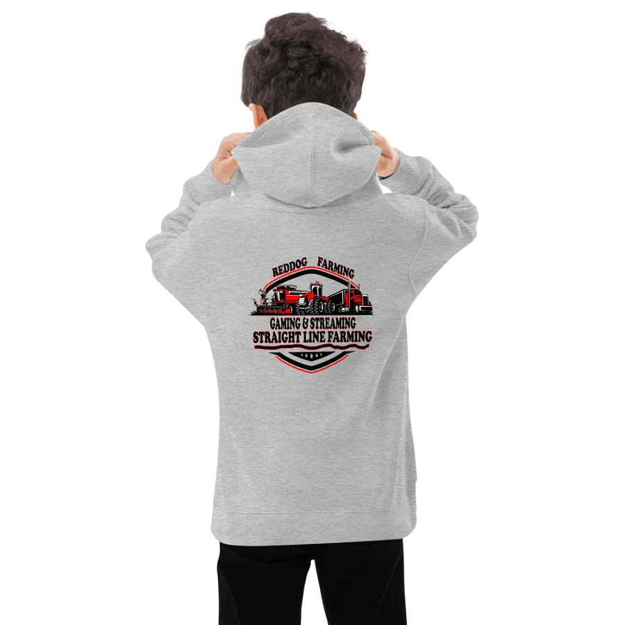 Cotton Heritage Youth Pullover Fleece with reddog farming logo product image (15)