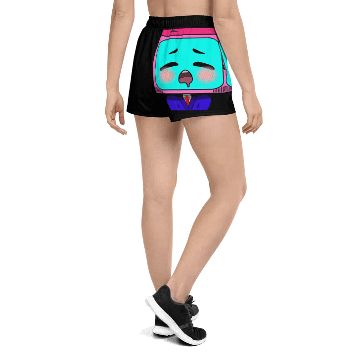 Vintage TV Head Unisex Athletic Shorts product image (2)